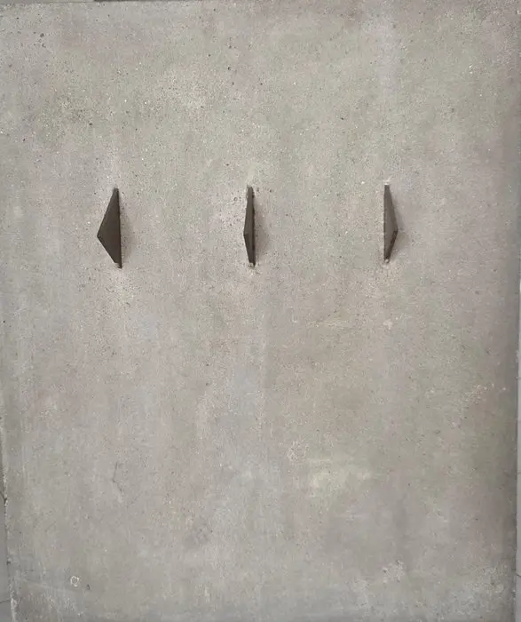 Mauro Staccioli (1937-2018) - Scultura cemento e ferro