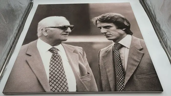 Artwork - Ferrari - NQG459 Quadro Enzo Ferrari con Luca C. Montezemolo