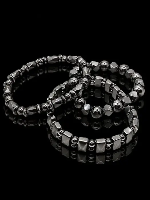 Elegant Set of Therahertz Bracelets - Positive Energy - Bracelets - Bracelet