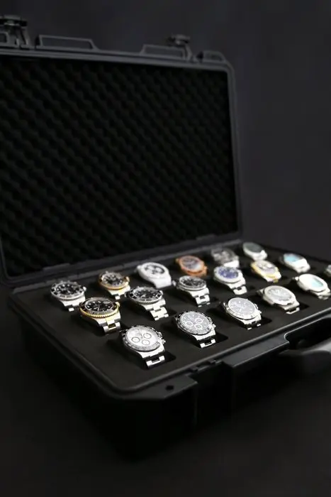 Timepiece Valet 18 - Indestructible Watch Suitcase for 18...