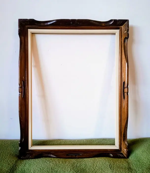 Frame - Oak - Antique wooden frame