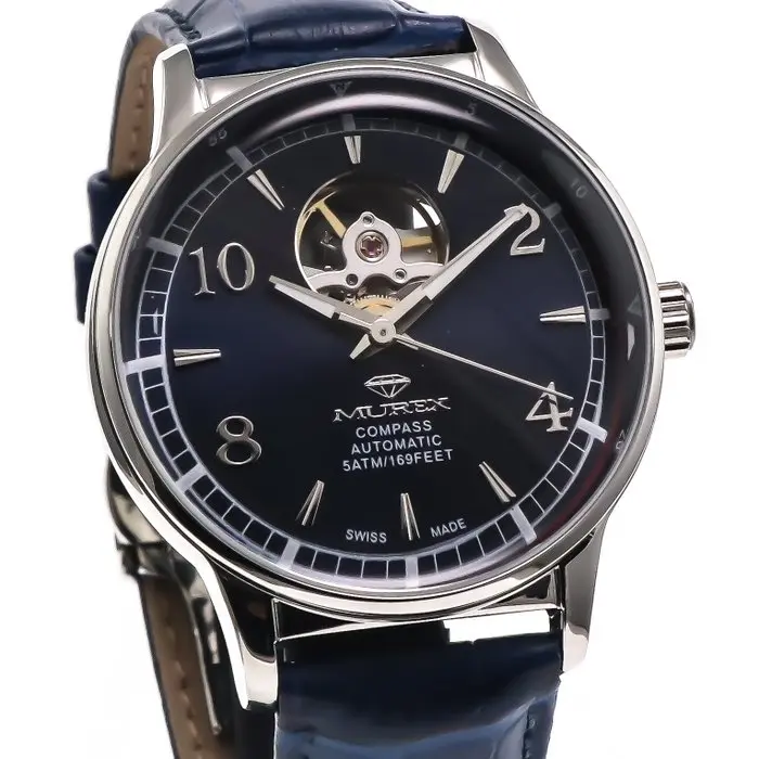 Murex - Compass Swiss Watch Open-Heart Automatic...