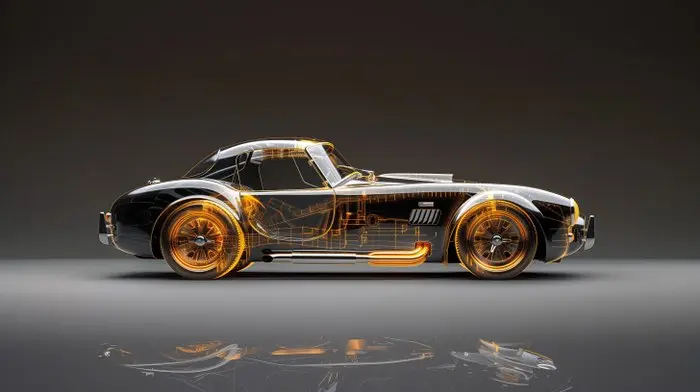 CREATIVE_HUB - SHELBY AC COBRA BLACK TRANSPARENCY