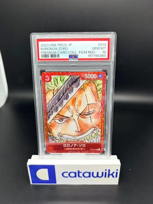 One Piece - 1 Graded card - Roronoa Zoro SR - ST01-013...