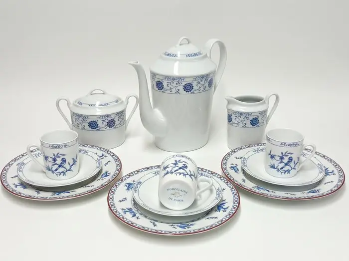 Porcelaine de Paris - Table service (21) - Porcelain...