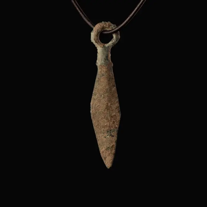 Celtic Dagger-Shaped Amulet Pendant (No reserve price)