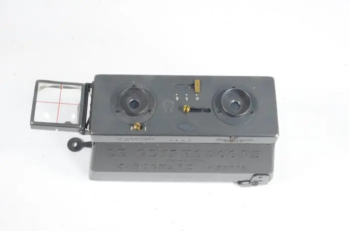 Richard, Jules "Le Glyphoscope" Stereoscopic Viewer & Stereo camera