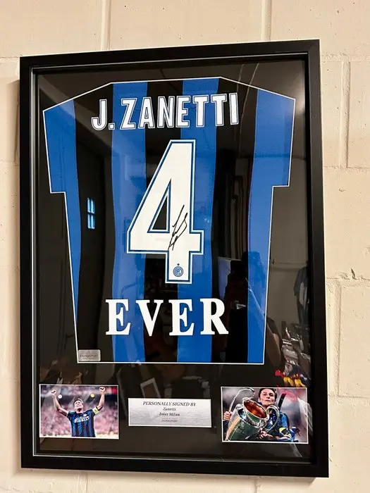 Inter - Italian Football League - Zanetti - Football shirt
