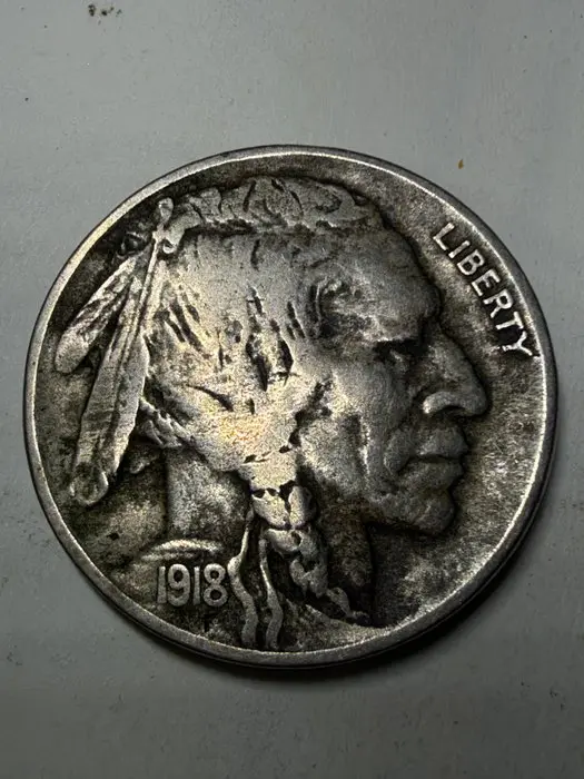United States. 5 Cents 1918 (No reserve price)