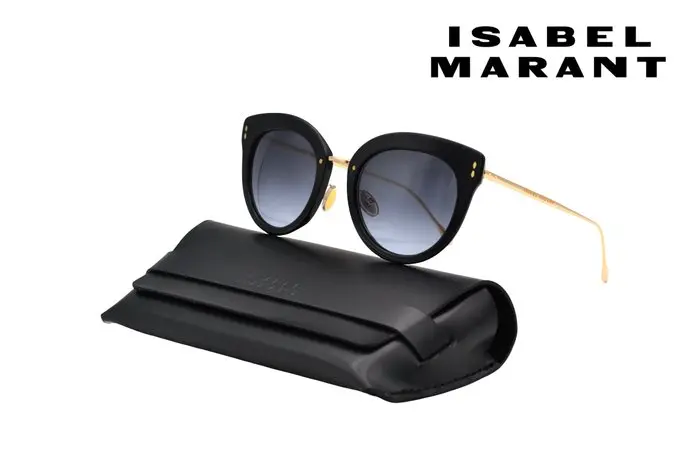 Isabel Marant - IM0119S - Gold Metal & Hexagonal Design...