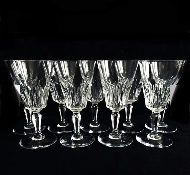 Baccarat, Cristal taillee , - Wine glass (6) - Crystal
