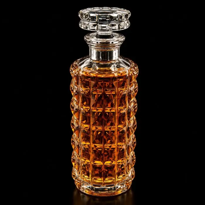 Manifattura italiana - Decanter - liquor bottle - .800 silver