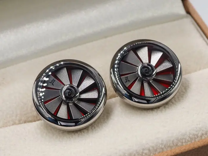 Turbine Stainless Steel - Cufflinks - TF Est. 1968