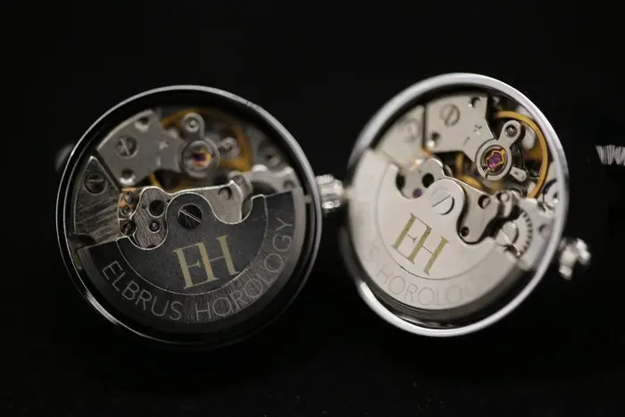 Other brand - Steel - Cufflinks - Watch Movement Cufflinks
