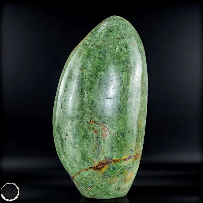 Natural chrysoprase freeform in exceptional color quality- 2288.64 g