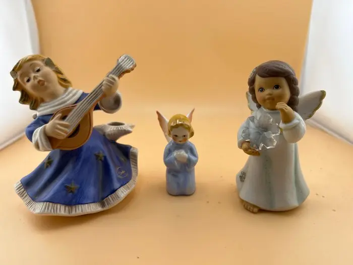 Goebel, Hummel - Figure - Drei Engel Figuren mit...