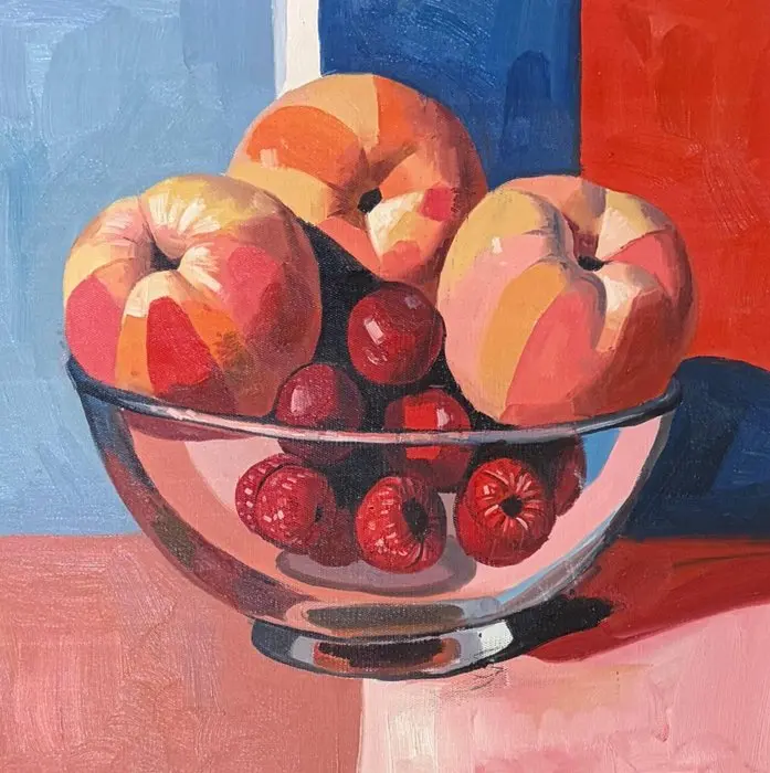Enzo (XX) - pèches et framboises