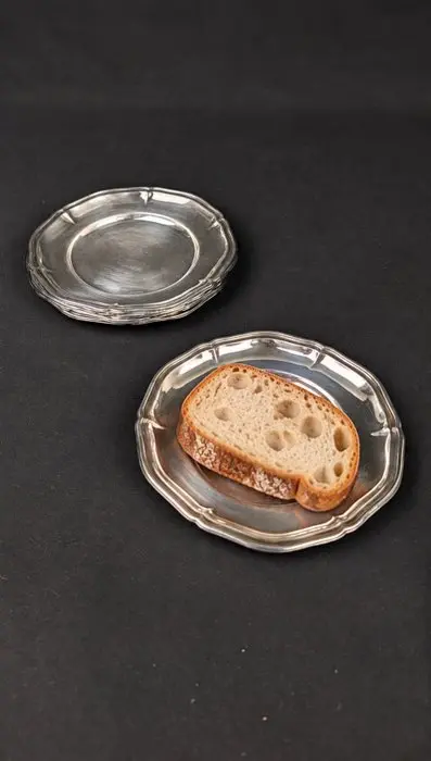Wilhelm Wolff - Table service for 6 (6) - Silverplated - Bread plates