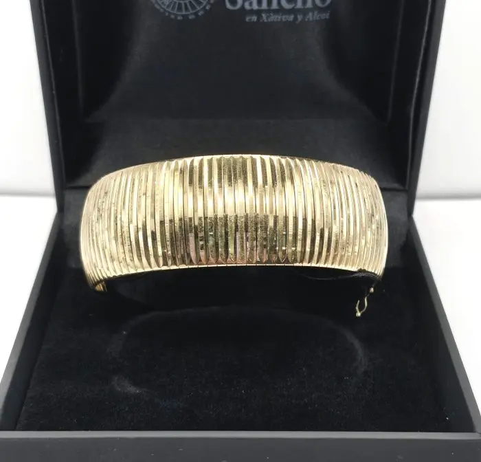 Bracelet - 9 kt. Yellow gold - Gas Pipe Construction