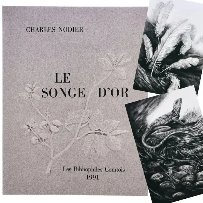 Charles NODIER / Hélène NUÉ - Le Songe d’or [9 burins...