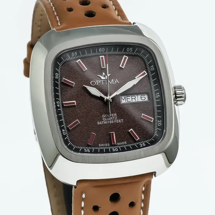 Optima - Golfer Swiss Made Watch - OSM487-SL-4 - No...
