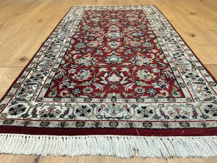 Fine hand-knotted Oriental rug in Isfahan style with a...
