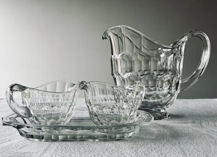 Val Saint Lambert - Table service (4) - Luxval Scales - Glass