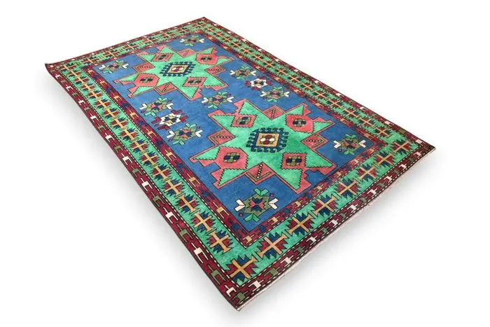 Vintage Kazak - Rug - 245 cm - 155 cm - √ handmade √ certificate