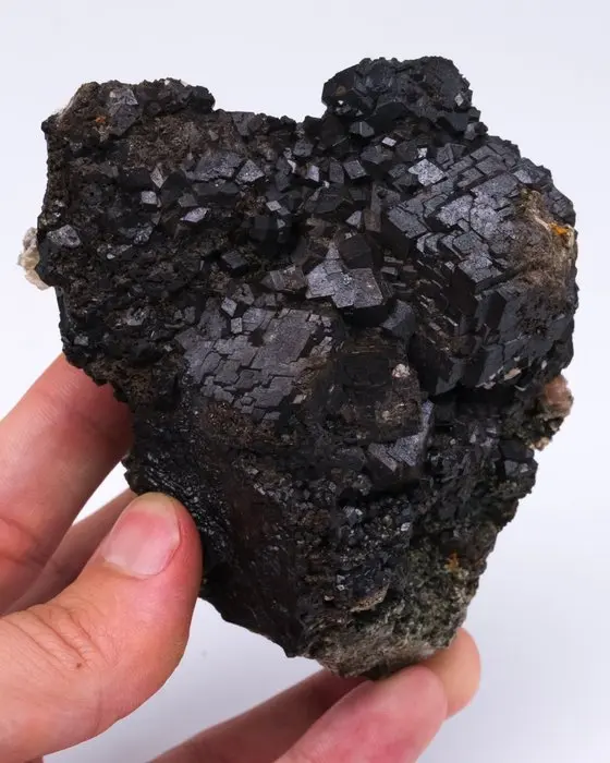 RARE SPANISH ANDRADITE cluster - Height: 8.9 cm - Width: 8.7 cm- 367 g - (1)
