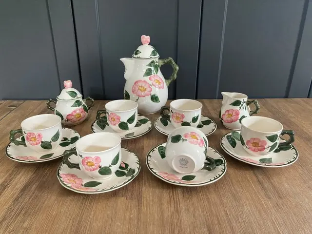 Villeroy & Boch - Cup and saucer (15) - Wild-Rose - Earthenware