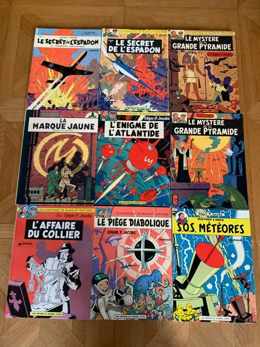 Blake & Mortimer - 10x C - EO/Ré - 10 Album - 1969/1977