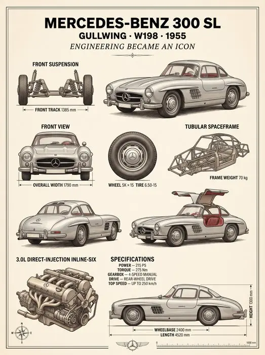 Shmidt.Art - Mercedes-Benz - MERCEDES-BENZ 300 SL - 1950s