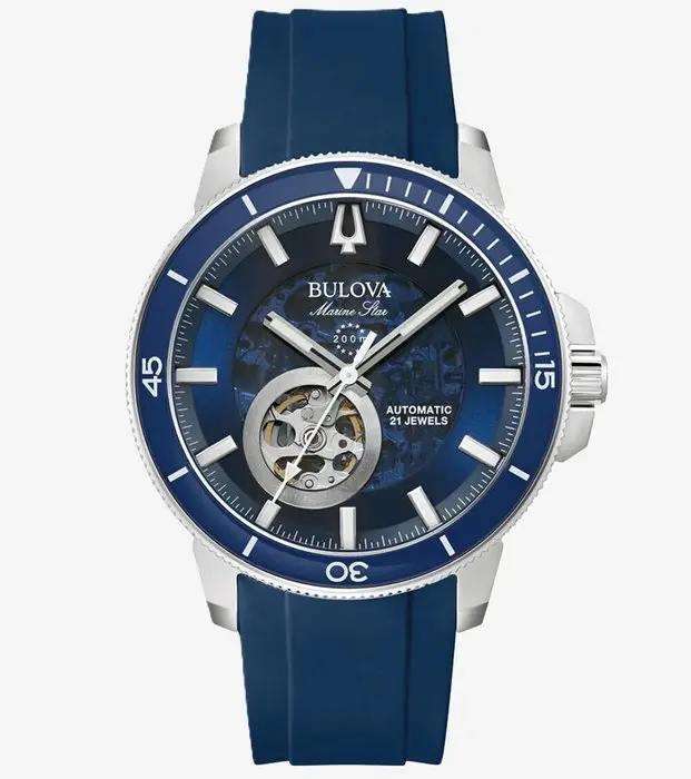 Bulova - Automatic - Marine Star - Open Heart - NEW - Men - 2026