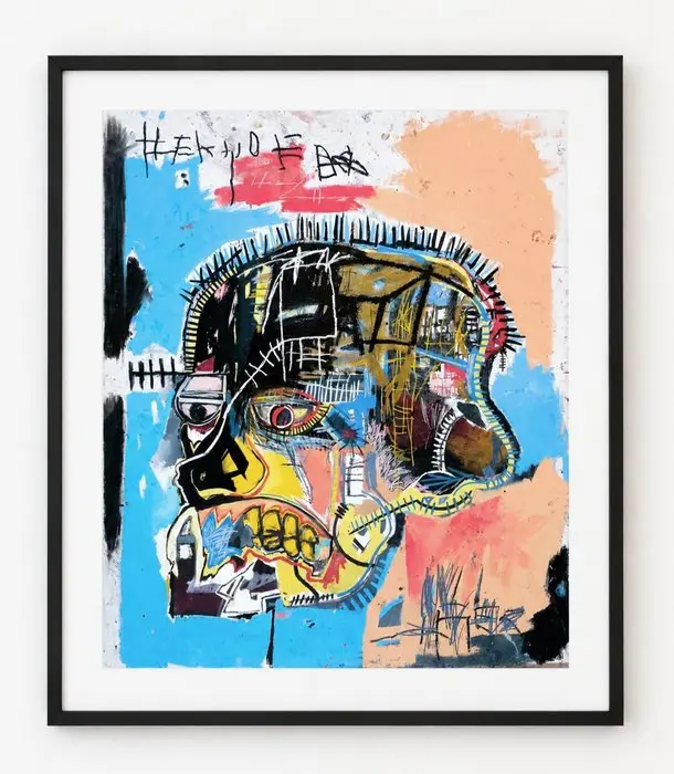 Jean-Michel Basquiat (1960-1988) (after) - "Skull, 1981"