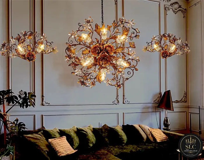 SLC Illumina - MG - Ceiling lamp - Epoca PL6L Crystal + 2...