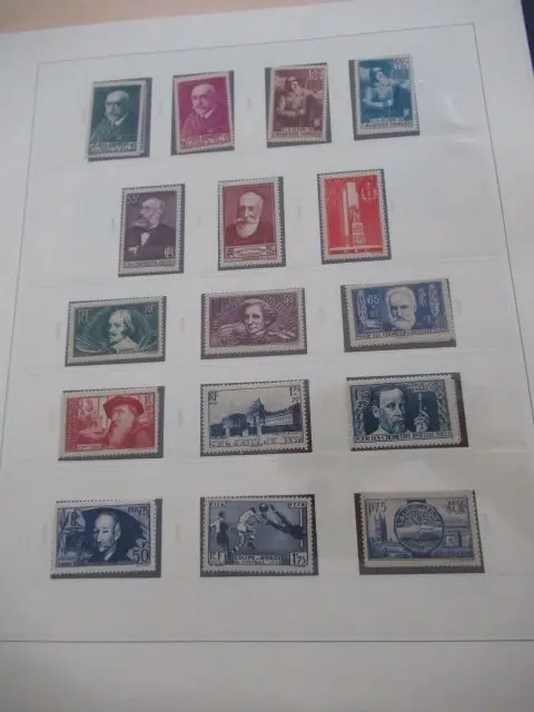 France 1938/1939 - collection de timbres