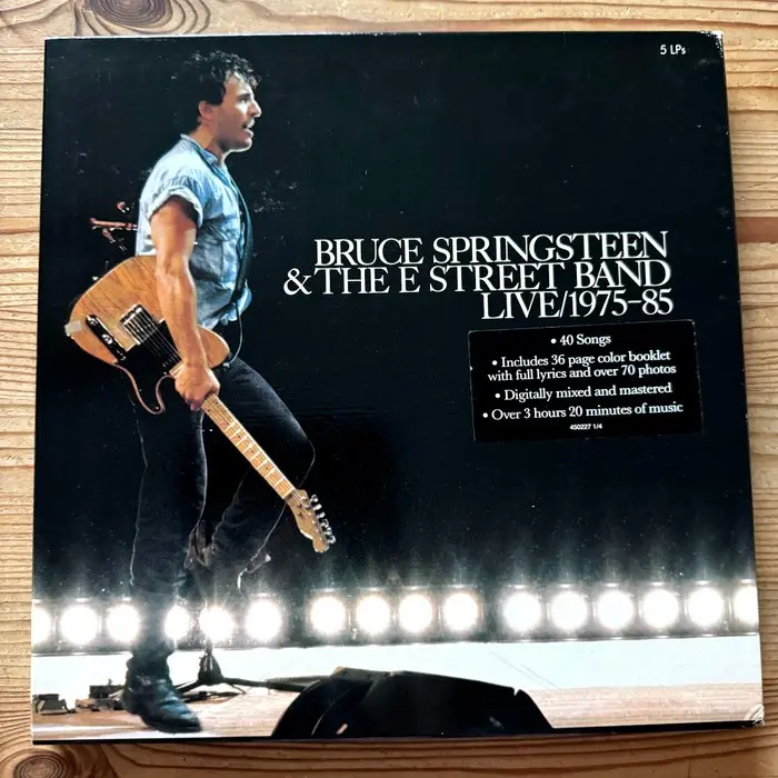 Bruce Springsteen & the E street Band - Live 1975-1985 [5-LP-Box] with booklet