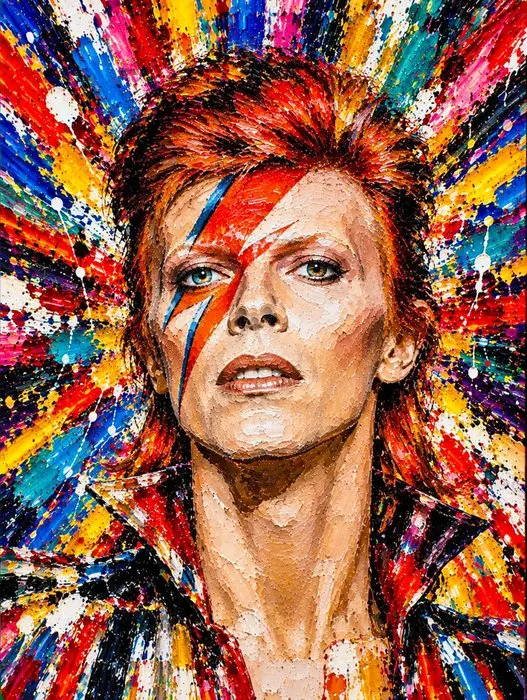 David Bowie 3 copy of 5 - David Bowie - ART ICONIC EXPLOSION