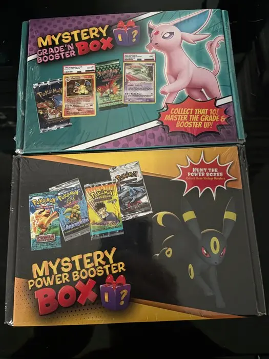 Pokémon - 2 Box - Mystery Grade’n Box and Power Booster Box - Various sets