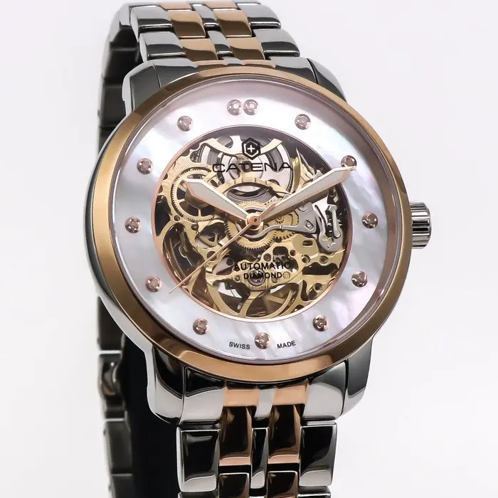 Catena - Skeleton Diamond Automatic Swiss Made Watch...