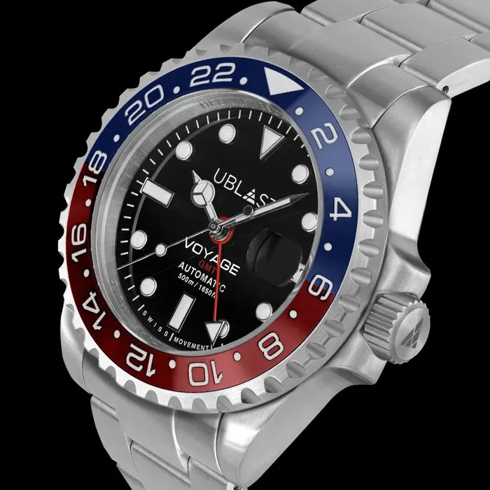 Ublast - Voyage Pro Diver GMT - Automatic Swiss - No...