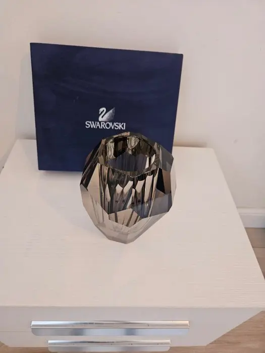 Swarovski - Figurine - Vase – silex 892540 - Box + Certificate - Crystal, Glass