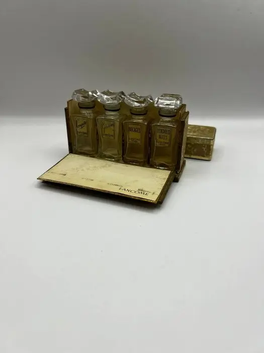 Lancôme - Perfume bottle (4) - Glass - Lancôme Art Deco Set