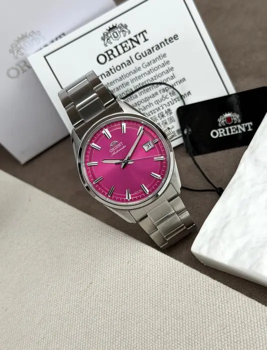 Orient - Stretto Automatic Date Pink - RA-AC0R07P - Men - 2020-2025