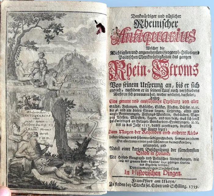 J.H.D. - Denkwürdiger und nützlicher Rheinischer Antiquarius - 1739