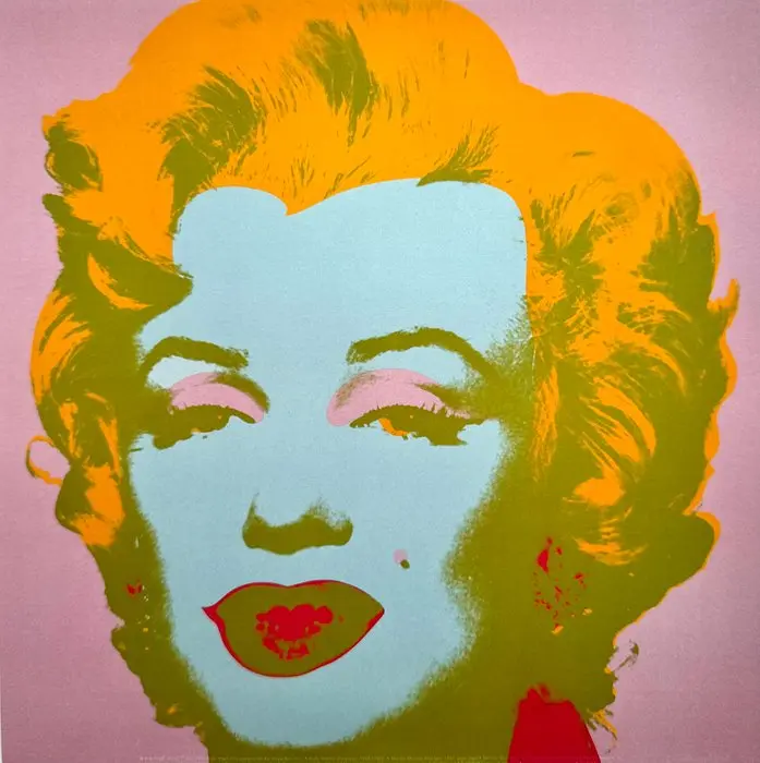 Andy Warhol (1928-1987) - Marilyn Monroe (pale pink) - licensed print - 2010