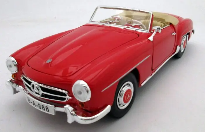Mercedes-Benz 190SL Cabriolet 1955 Red (W121) 1:18 - Model car - Limited