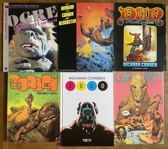 Richard Corben - 5x B + C - EO/Ré/TL - 6 Album - 1976/2005
