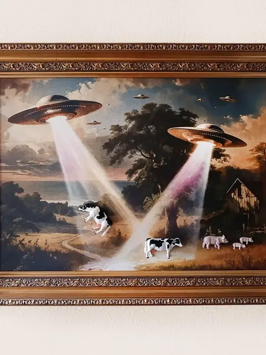 DKT Nando - Farm Invasion - XL Framed 3D Object