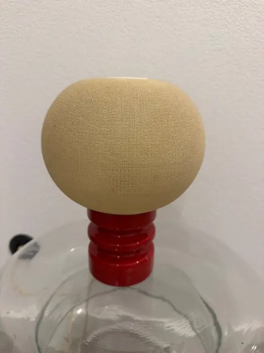 Steuler Dümler Breiden - Lamp - Majolica - Mushroom lamp, 1970s, Steuler